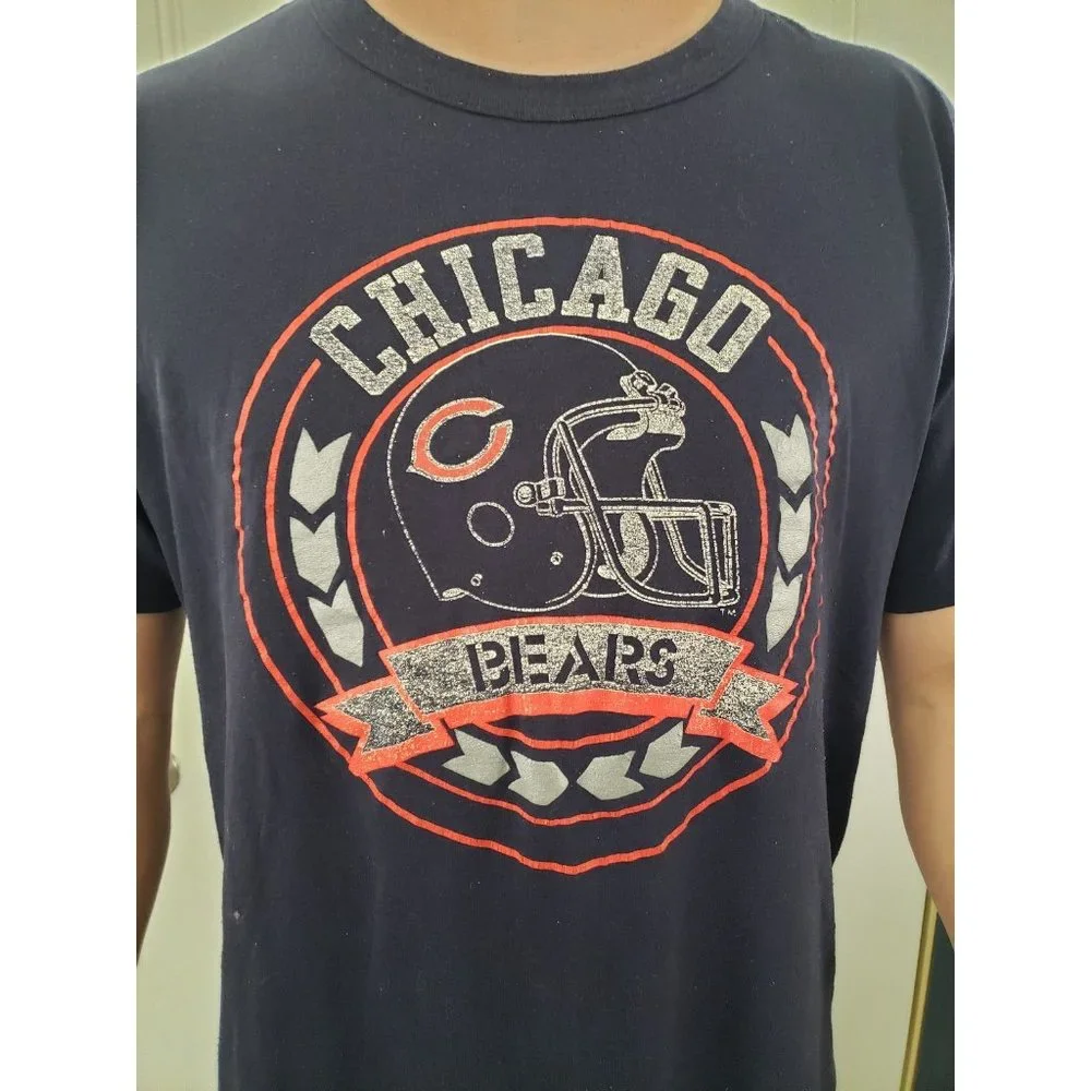 80s/90s Chicago Bears Champion Single Stitch Tee‎ - Picture 4 of 7